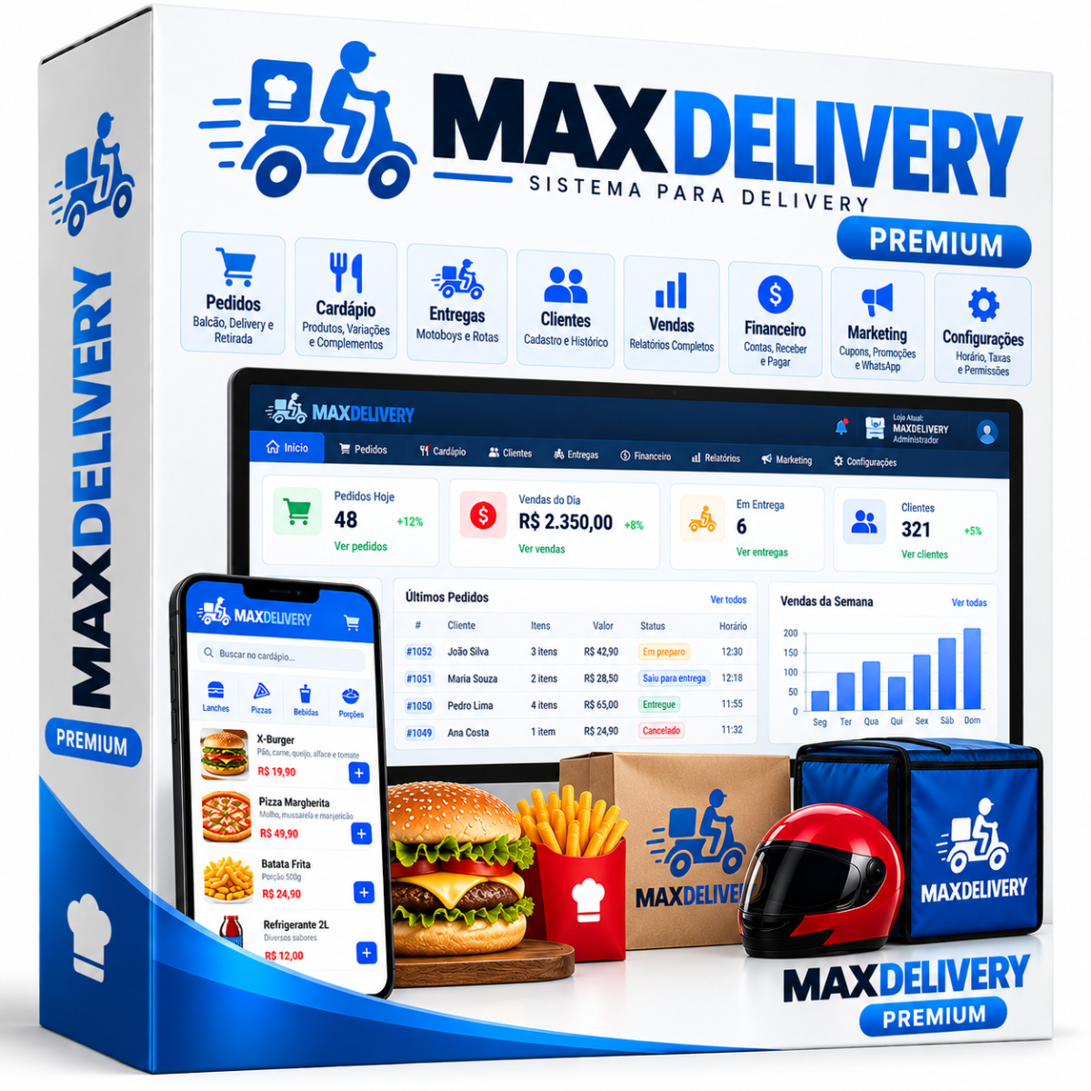 MAXDELIVERY Premium — sistema de gestão MAXSOFT