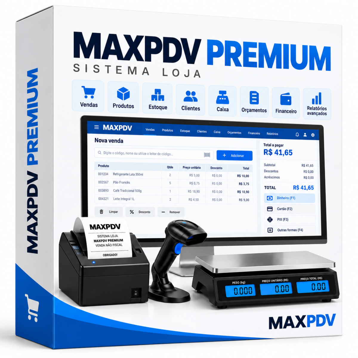 MAXPDV Premium — sistema de gestão MAXSOFT