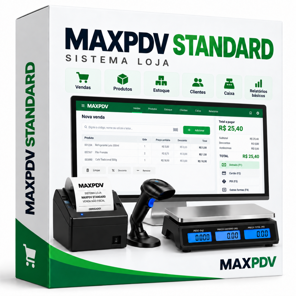 MAXPDV Standard — sistema de gestão MAXSOFT